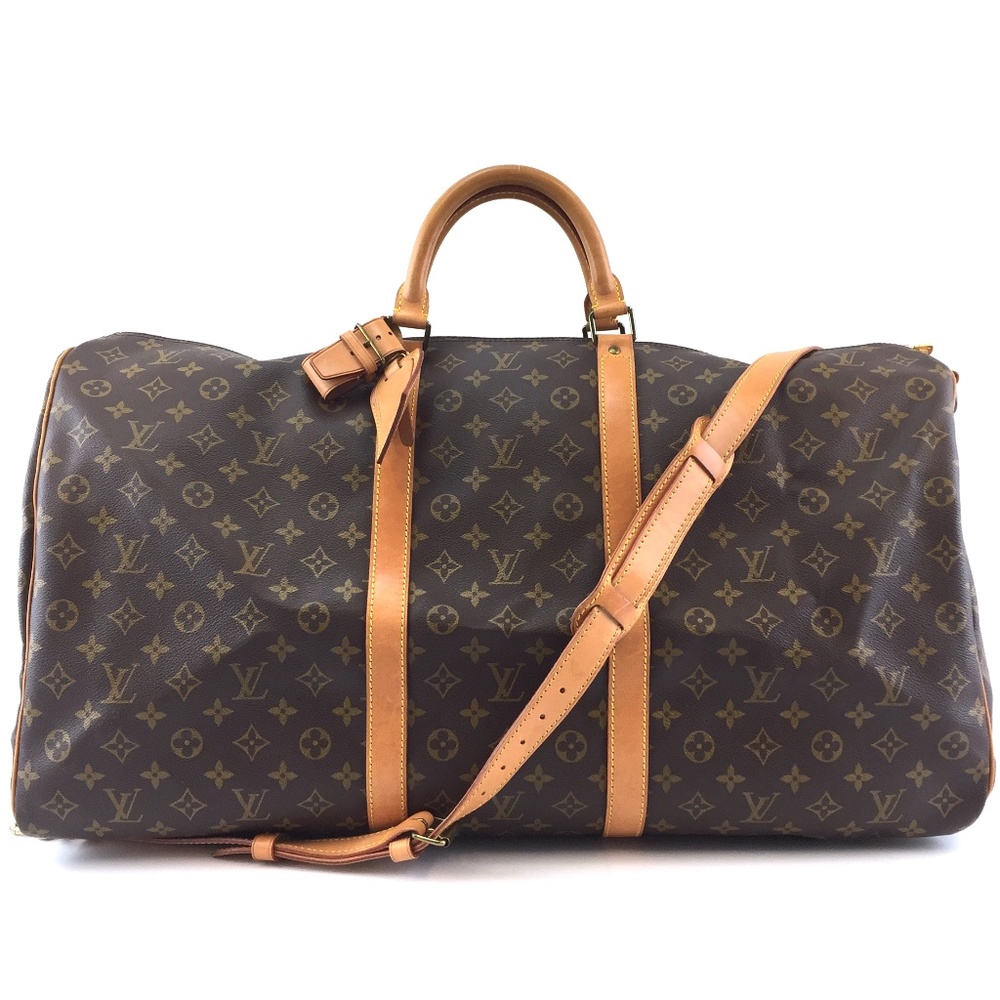 Keepall 60 Bandouliere Monogram Canvas Travel Bag